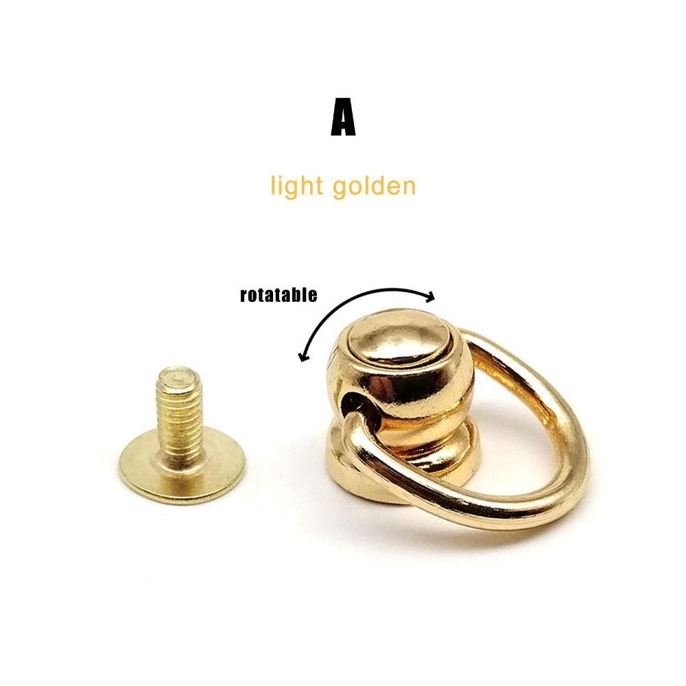 10 шт./уп. с кольцом, шариком, гвоздиком, винтовой застежкой, заклепкой, пуговицей-гвоздиком, для кожаной сумки, ремня, ремешка, чехла для телефона