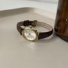 Women'S New Minimalist And Elegant Watch, Vintage Leather Strap, Small Gold Watch, High-Quality Selected Timepiece.