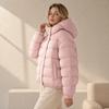 Winter pocket zipper hat bread clothes short cotton-padded clothes warm jacket women's clothing export