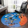 ,Looney Tunes Chair mat Round Rug Office carpet, Non slip, Suitable for Living Rooms, Bedrooms,Decor1205735a