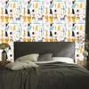 Wallpaper Animals crocodiles lions and palm trees for living room and bedroom 50x1000