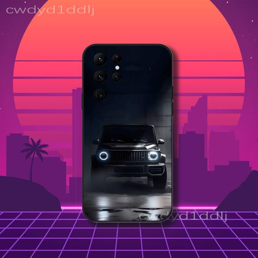 Car M-Mercedes-ES G Phone Case For Samsung S10,S21,FE,S21 ,S26,S25,S24,S23,Ultra,S9,S22,Plus Black Shell Cover