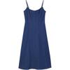 Levis Casual Comfortable Solid Color Round Neck Denim Dress Women Dresses 003U1-0000