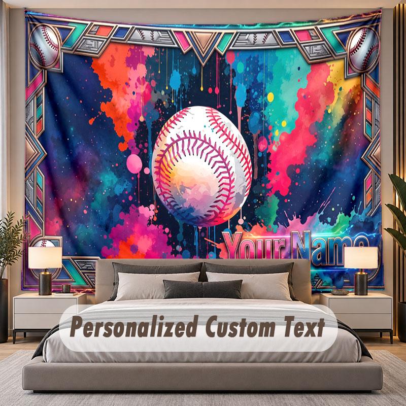 Fantasy Magic (112) Theme Custom Tapestry Personalized Custom Name Text Wall Hanging Tapestry Home Decor Background Cloth