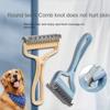 Pets Hair Removal Knot Cutter Comb Dog Grooming Shedding Cat Brush Fur Comb Cleaning Double Sided Stainless Brush Pet Products