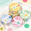 4Styles X 100sheets/Roll Joyful Moments Die-cut Washi Tape Stickers Sealing Sticker DIY Handbook Collage Phone Case Photo Frame