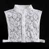 Formal False Collar Women Embroidery Faux Col Half Shirt Blouse Fake Collars Sweater Shirt Detachable Collars Accessories