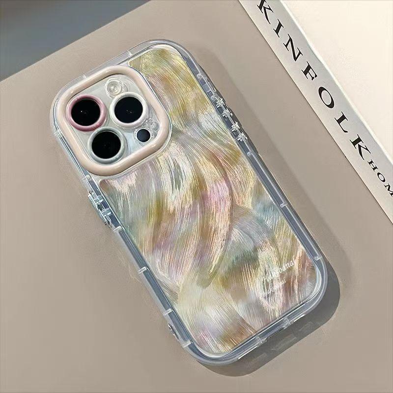 Красочный граффити перо марля Подходит для Apple 16/15/14 Huawei Honor Xiaomi Чехол для телефона 13 Pro Max Полное покрытие