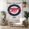 Arsenal Wall Decor Tapestry Art For Pet Memorial Birthdaywedding Party Backdrop Family Gift