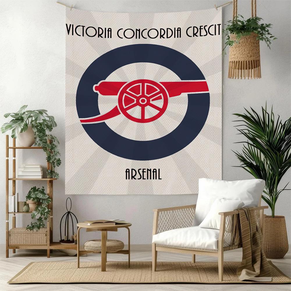 Arsenal Wall Decor Tapestry Art For Pet Memorial Birthdaywedding Party Backdrop Family Gift