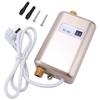 3400W Mini Electric Tankless Instant Hot Water Heater Bathroom Kitchen Washing Golden