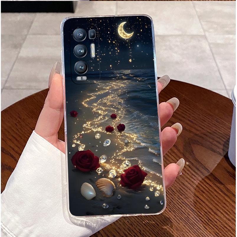 Чехол для OPPO Find X3 Neo Прозрачная крышка Роскошный Милый Кролик Любовь Смешной Силиконовый Мягкий ТПУ Задние Чехлы Для OPPO Find X3 Lite Чехол для Телефона