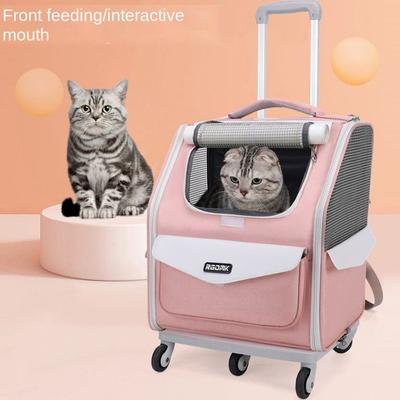 Чемодан Cat Bag Out Портативный дорогой рюкзак Чемодан для кошек большой вместимости.