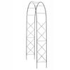Metal Garden Pergola Arch for Climbing Roses Flowers Plant Support 255cm