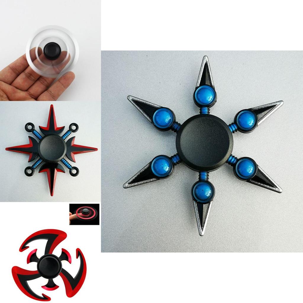 Compact Naruto Shuriken Fingertip Spinner High-speed Rotation Toy For Concentration