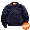 Унисекс Douyin MA-1 Pilot Jacket с хлопком, утолщенный бейсбольный воротник