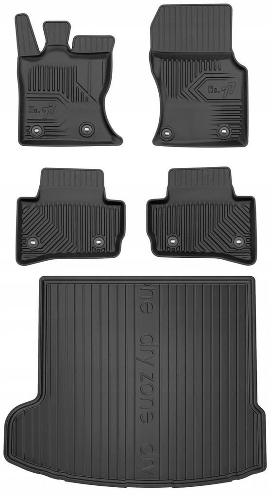 Set 77 Jaguar F-Pace Floor Mats And Liner 2016-