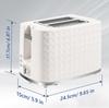 Toasters Wide Slot, Bread Toaster with Cancel, Bagel, Defrost Function, Bagel Toasters with Removable Tray & 6