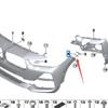 BMW X2 F39 Front Bumper Left & Right Brackets, Parts 51117428997 & 51117428998