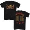Футболка Aerosmith Permanent Tour Мужская и Женская с коротким рукавом Фирменная футболка Летние Спортивные Топы Ретро Футболка Рок-группы Одежда Y2k