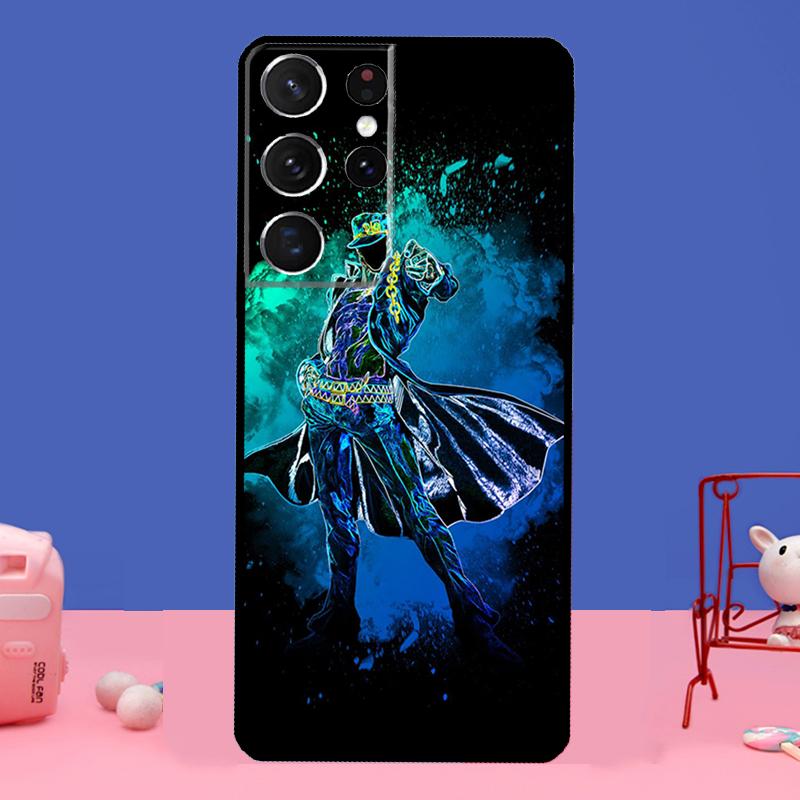 Чехол с изображением аниме Джотаро Куджо и Дио Джоджо для Samsung Galaxy S22 S21 Note 20 Ultra Note 10 S8 S9 S10 Plus S20 FE, чехол для телефона