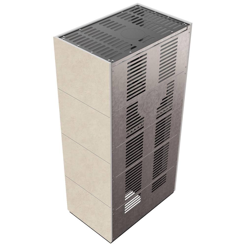Модульный камин KRATKI FLOKI BOX 8 кВт Ø 160 кварцевый спеченный FOKOS РАСПРОДАЖА