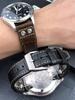 Rivet-decorated Genuine Leather Watch Strap 20 21 22mm for IWC Hamilton Pilot's Le Petit Prince Mark 18 Portofino Watchband