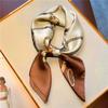 70 * 70cm New Silk Small Square Scarf For Women'S Neck Protection Professional Scarf Versatile Hair Tie Headscarf Scarf