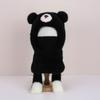 Personality Elastic Children Pullover Cap Small Bear Trendy Knitted Mask Hat Korean Style Soft Kids Winter Scarf Warmer