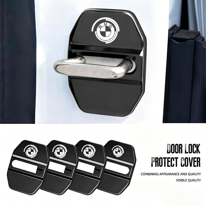 4Pcs Car Styling Car Door Lock Covers Protection Accessories Sticker For BMW G80 G06 G07 G42 G14 G15 G16 F82 M M2 M3 M4 M5 M6 wsgk87