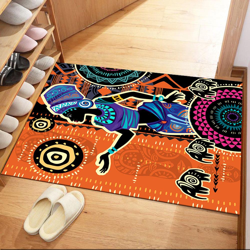 African Heritage Elegance Floor Mats for Living Room, Bedroom and Room Decoration Are Suitable for Gifts.