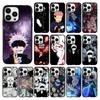 Anime Jujutsu Kaisen Yuji Itadori Satoru Gojo Phone Case for iPhone 14 13 12 11 Pro MAX X XS Max XR Mini SE 7 8 Plus Funda Coque