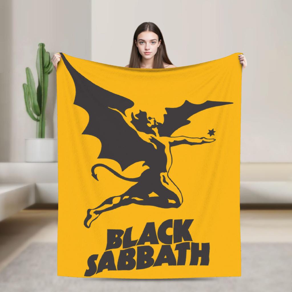 Оззи Осборн Металл Рок Black Sabbaths Плед Теплый Удобный Плюшевое Постельное Белье Пледы Мальчик Девочка Спальня Фланелевое Покрывало