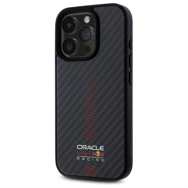 Etui do iPhone 15 Pro Max Red Bull MagSafe Carbon Fiber Czarne