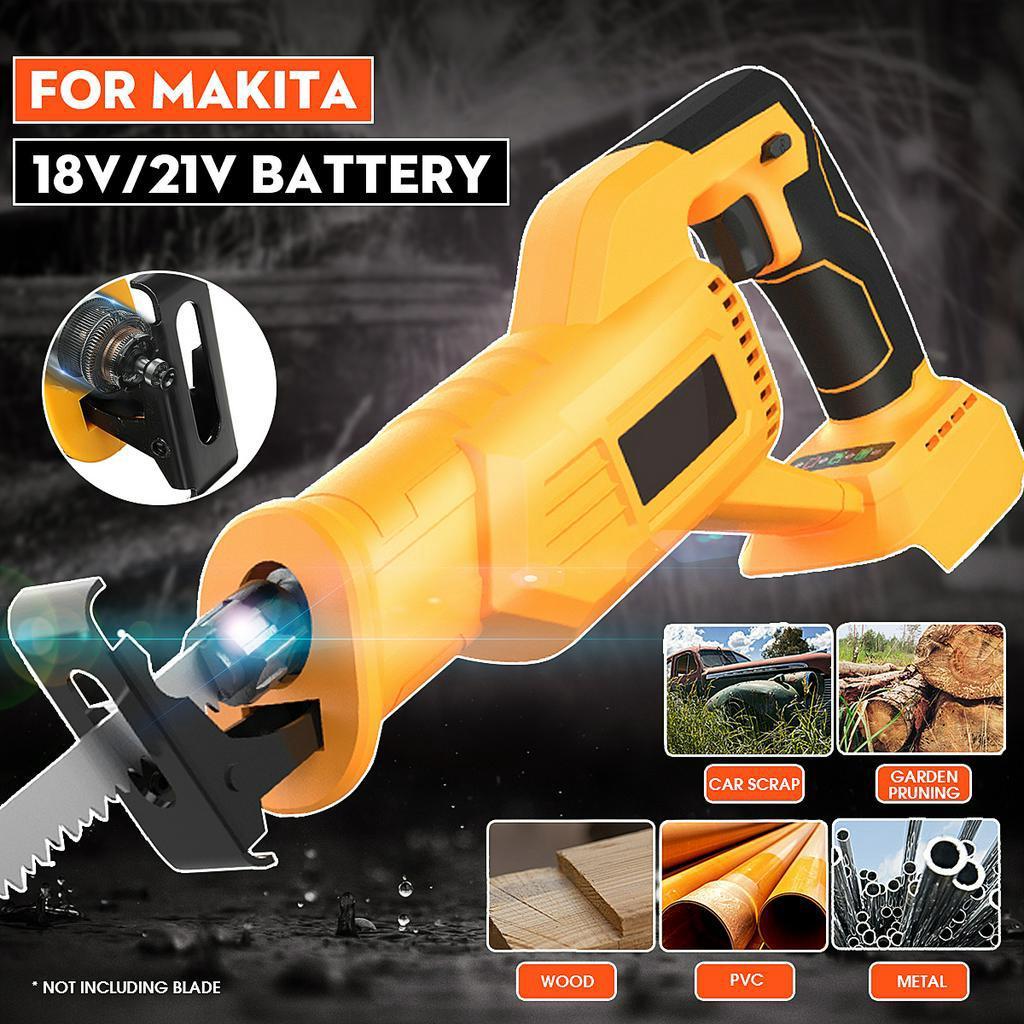 Аккумуляторная электрическая пила возвратно-поступательная пила с регулируемой скоростью для резки дерева и металла DIY электропилы для аккумулятора 18В/20В