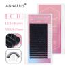 15-20mm Mixed Length Individual Mink Eyelash Extension Supplies Natural Matte Black Soft Russian Volume Lashes Maquiagem