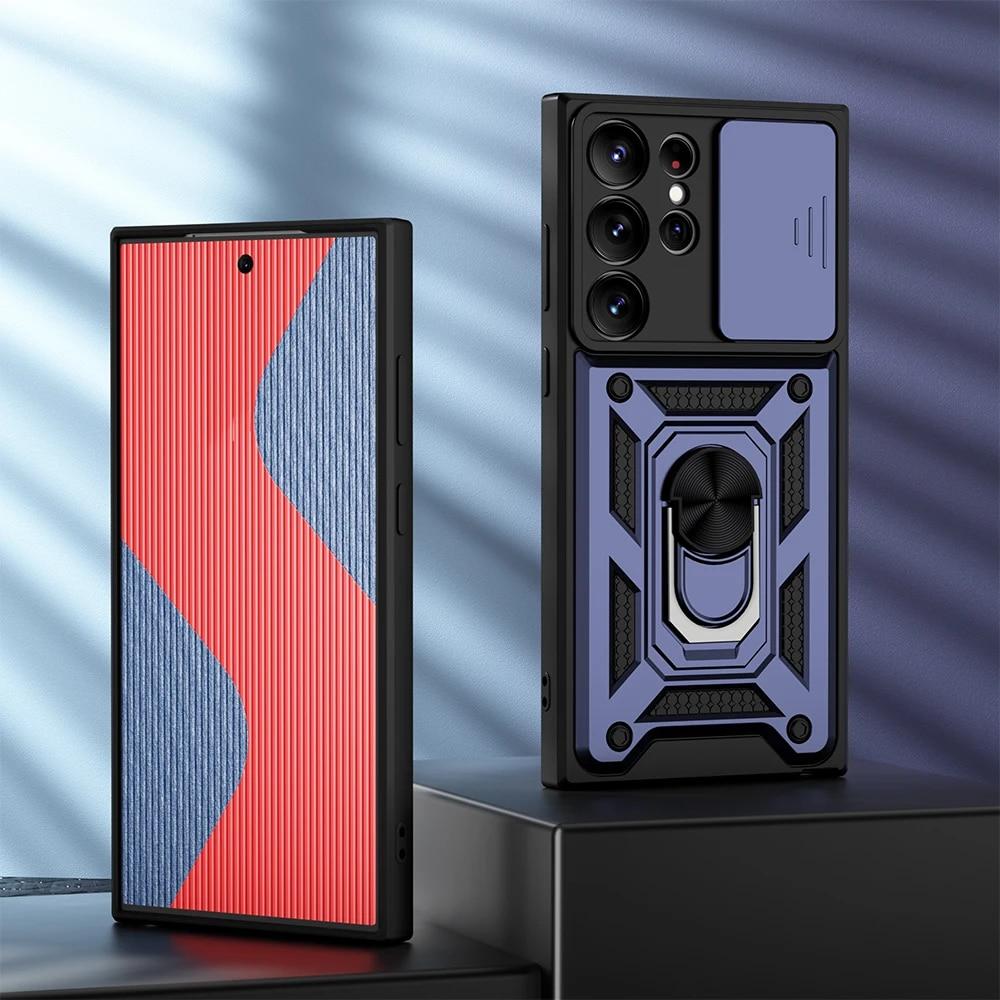 KEYSION Противоударный чехол для Samsung S24 Ultra 5G S23 FE 5G, защитное кольцо для объектива камеры, чехол для телефона Galaxy S23 Ultra 5G