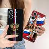 Чехол для мобильного телефона с флагом России для POCO M7 M6 M5 M4 M3 X7 X6 X5 X4 X3 Pro GT 5G Цветной Печатный Чехол Чехол Красивый Роскошный