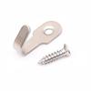 10Pcs Stainless Steel Items Key Rack J-shaped Wall Punching Hook New Mini Single Hook