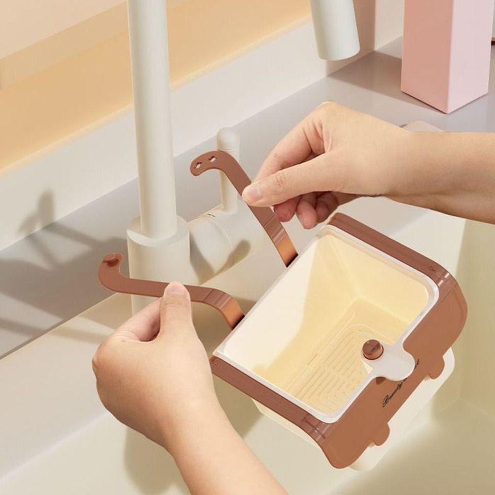 2 in 1 Sink Hanging Strainer Basket Detachable Food Residue Separator  Kitchen Accessories