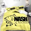 Nash Fishing Logo Duvet Cover Pillowcase Bedding Set Adult Boy Girl Bedroom Decoration Children Gift Single Double Large Size