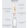 Biberon bébé - BIBS - Embout rond - Caoutchouc naturel - 270 ml - Débit moyen - Ivory - Pack de 4