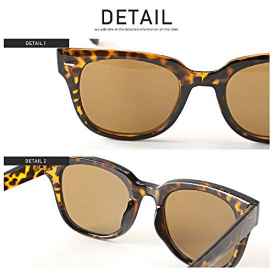 Солнцезащитные очки LUX STYLE Wellington Tortoise Shell Free Size Black x Light Blue [Rag Style] Мужские Женские pm-9161