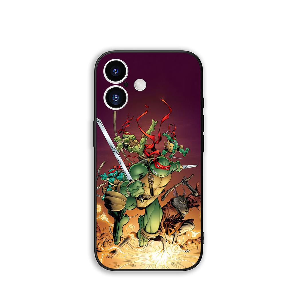 Чехол Case Ninja Comics Turtles Аниме для Apple iPhone 17 16 11 Pro XS Max SE2 XR 6 7 8 Plus 16E SE 2020 Air Phone Корпус