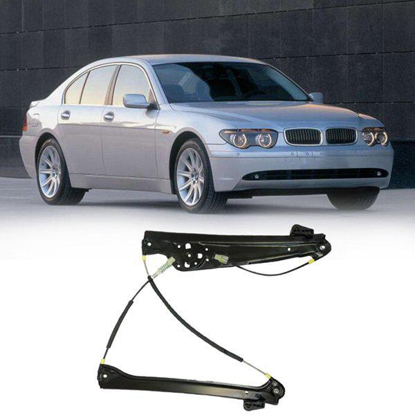 Передний Левый Стеклоподъемник для BMW 745i - Черный Металл (1 шт.)