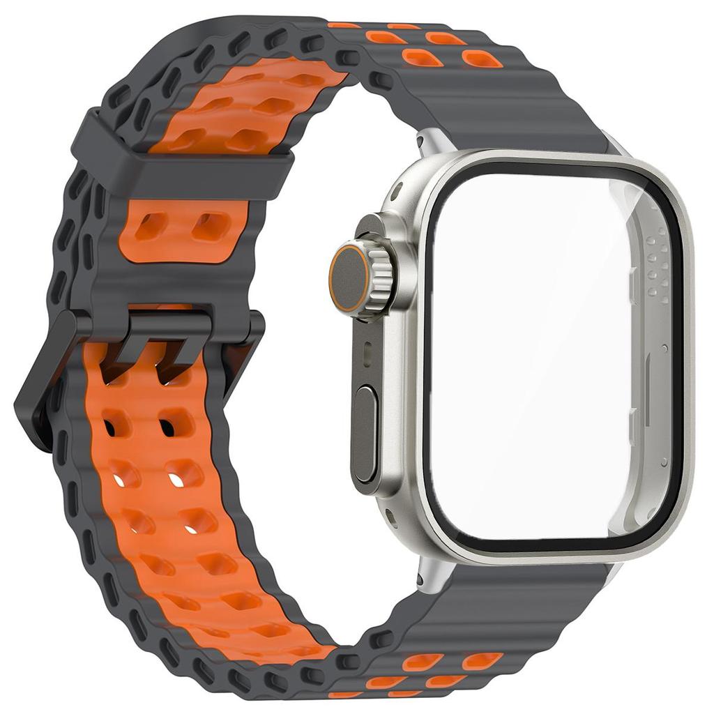 Морской ремешок+ПК чехол для Huawei Watch Fit4 4 Pro Двухцветный ремешок Ghange To Ultra Чехол для Huawei Fit 3 Аксессуары для умных часов