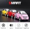 1/32 Smart Fortwo имитирует модели автомобильного освещения и музыки, чтобы вернуть электронные игрушки и автомобильные игрушки обратно в модель автомобиля из сплава