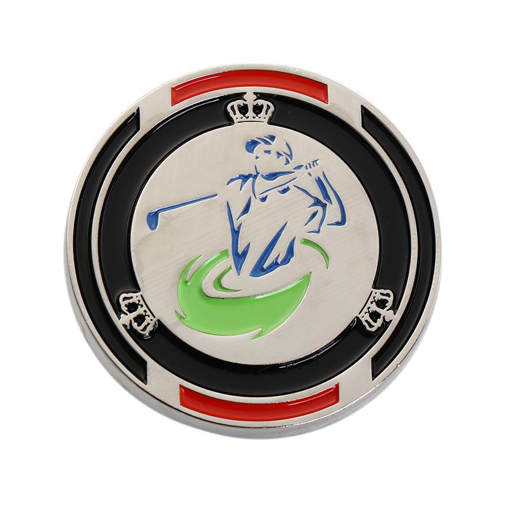 Metal Golf Hat Clip Marker Two-sided Golf Ball Marker Training Aids Golf Green Reader Boys