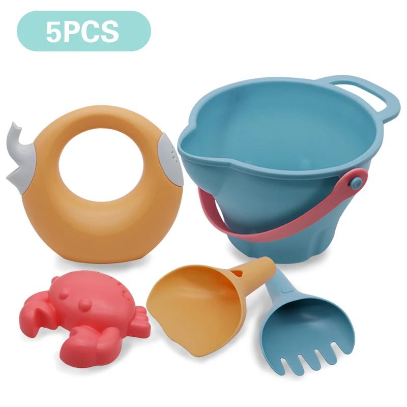 Мягкие резиновые пляжные игрушки для игр на пляже, игр с песком, мягкий материал, летний хит продаж, детский набор игрушек для игр в воде