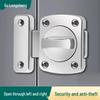 Universal Bedroom Deadbolt Latch: Indoor Pin-Type Safety Lock for Anti-Theft Protection